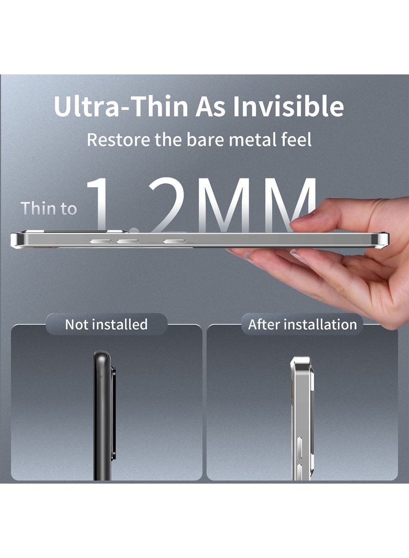 Samsung S23 Ultra 5G Metal Case Compatible with MagSafe Wireless Charger Translucent Shokproof Protective Back with Camera Lens Protection Magnetic Case Cover for Galaxy S23 Ultra 5G Accessories - Image 2