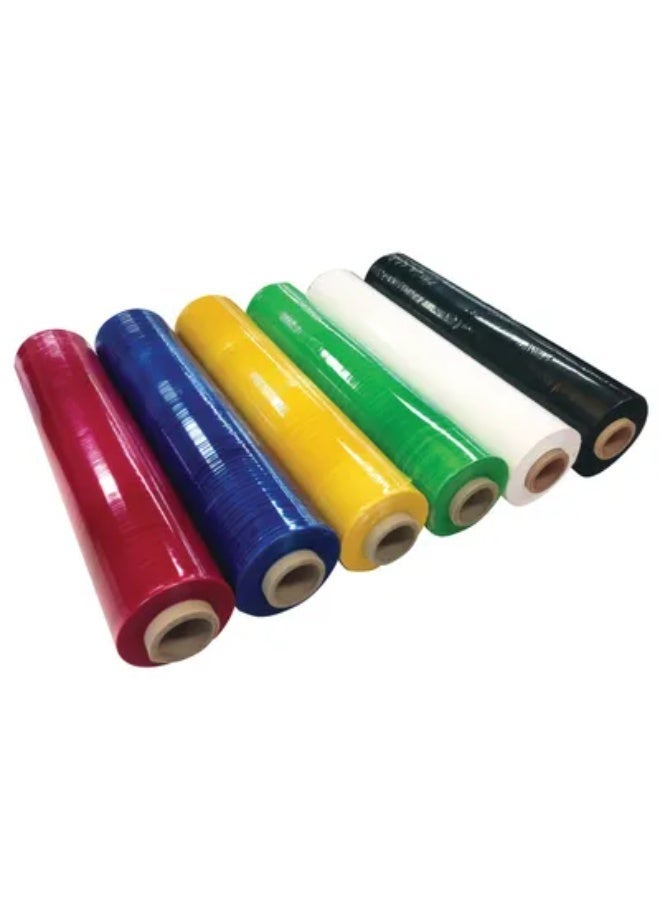 PACKMA Color stretch film - RED-1.5 KG ROLL - Image 1