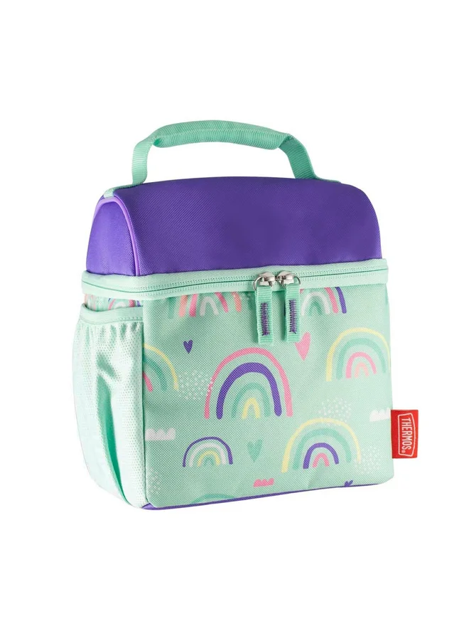 ترموس حقيبة غداء معزولة تيرموس ستاندرد بوب توب - أقواس قزح