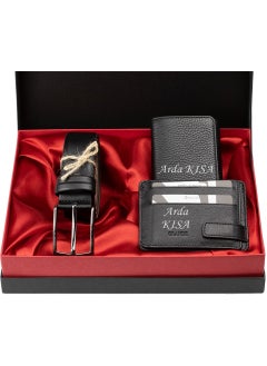 Grande 1414 Leather Men's Wallet & Card Holder and Belt Set  - Image 1