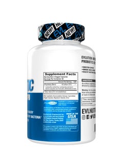 Evlution Nutrition Probiotic 60 Probiotic Veggie Capsules 40 Billion Cfus Per Serving Easy To Swallow Probiotic Supplement  - Image 4
