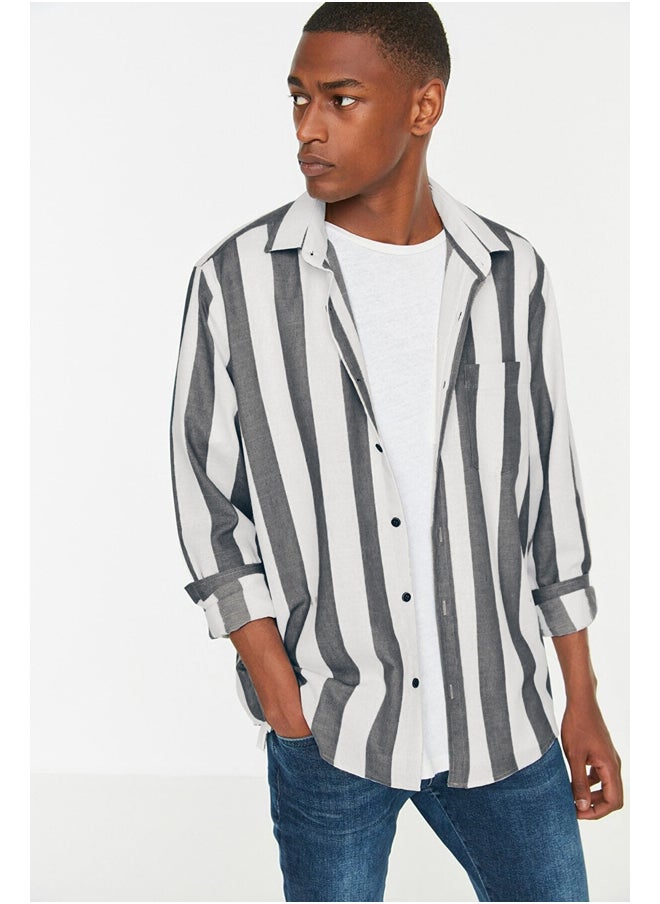 trendyol - Man Shirt Indigo - Image 1