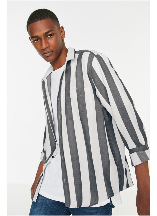 trendyol - Man Shirt Indigo - Image 1