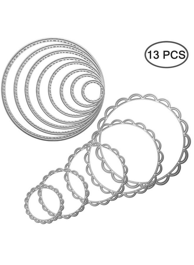 FineGood 2 Packs Cutting Dies Stencil Metal Template Moulds Finegood Embossing Tool For Card Making Scrapbooking Diy Album Paper - Image 3