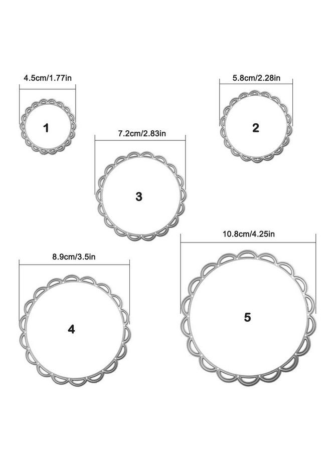 FineGood 2 Packs Cutting Dies Stencil Metal Template Moulds Finegood Embossing Tool For Card Making Scrapbooking Diy Album Paper - Image 5