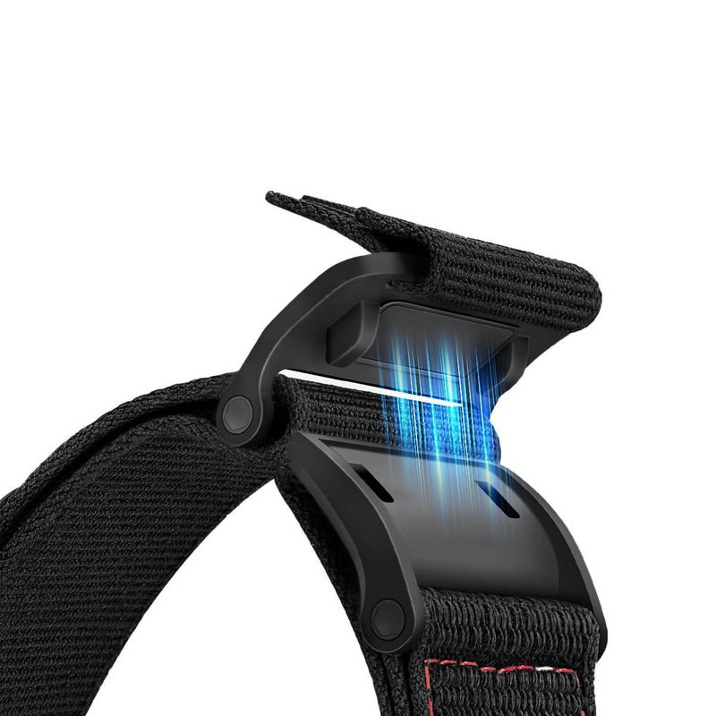 Portable Nylon Smartwatch Band for daily smartwatch wear and replacement strap in Purple Everyday Use Home Use Travel Use Outdoor Use Use Routine - Image 5