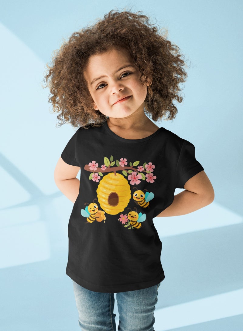 ZOOM BEE-HIVES T-SHIRT DESIGN FOR KIDS
