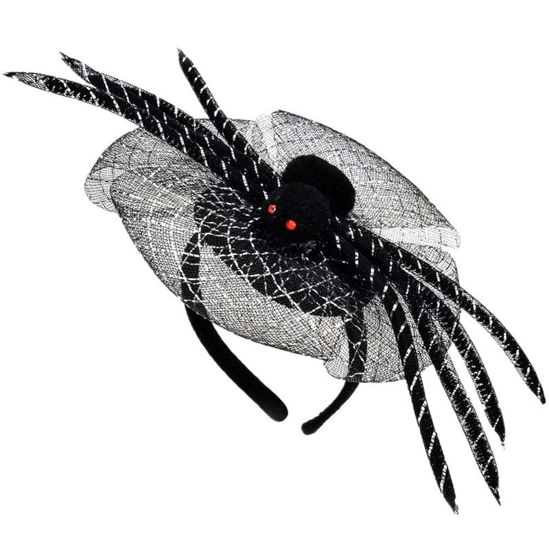 Halloween Spider Headband Spider Web Hair Bands Headpiece Women Black Widow Hairband Hair Hoop Holiday Party Decoration Cosplay Costume Christmas Carnival Festival Handmade Hair Accessories 1 Pack