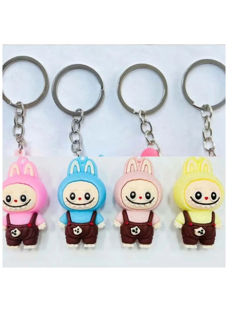 Generic - Labubu Small Keychain Cute Cartoon Doll Car Keychain - Image 1