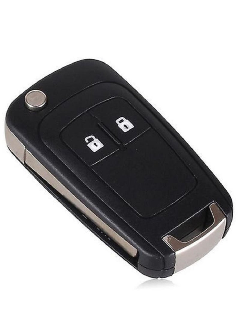 althiqahkey 2 Button Remote Control Cover Uncut Key FOB Shell Case For Chevrolet Camaro Cruze Chevy Equinox Sonic Terrain (No Remote Chip)  - Image 2