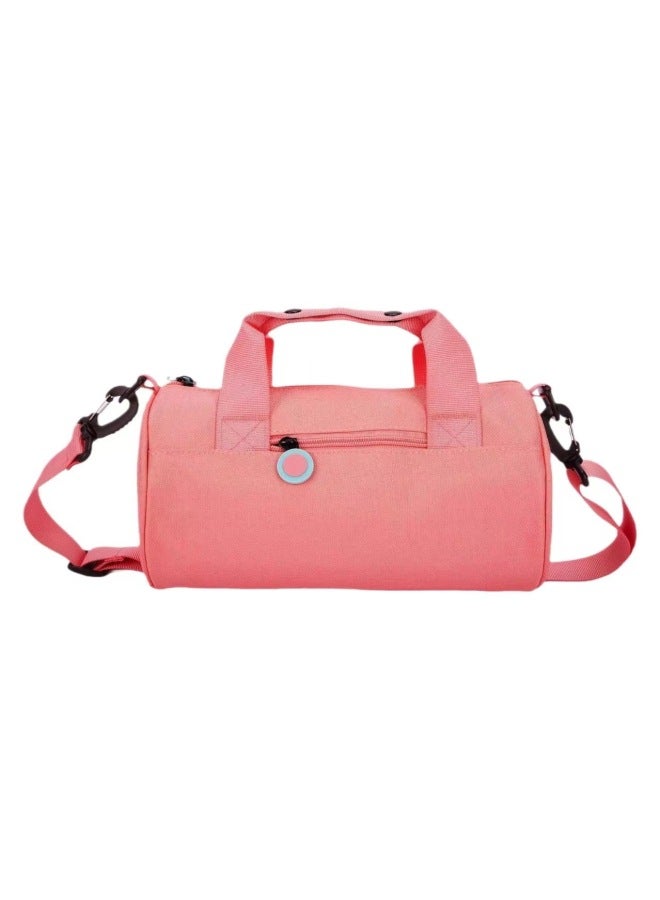 Generic Yoga Dance Casual Storage Sports Bag Small Gym Bag Printable LOGO Shopping Commuter Handbag-Color:Milky White-Capacity:Medium Size - Image 5