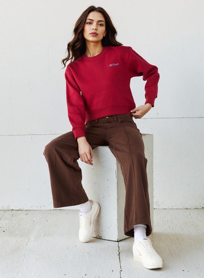 لي كوبر سويت شيرت بطبعة شعار لي كوبر - Image 2