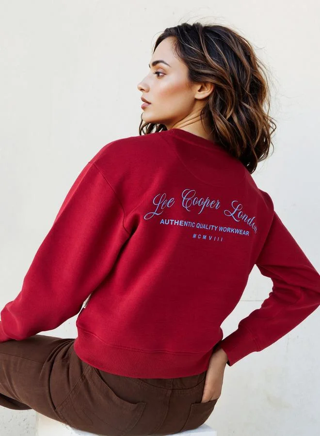 Lee Cooper Lee Cooper Logo Print Sweatshirt
