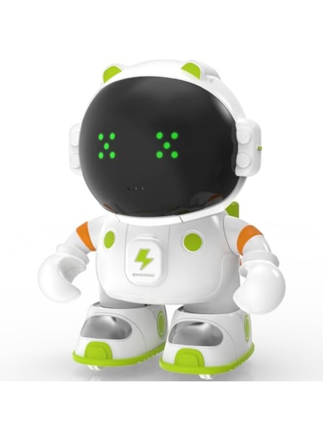 Robots Toys for Kids, Rechargeable Interactive Talking Smart Toy Robot for Boys Girls Age 2 3 4+ with Touch Sense, Voice Control, Record, Dance, Sing, Toddlers Christmas Birthday Gift Toys  - Image 1
