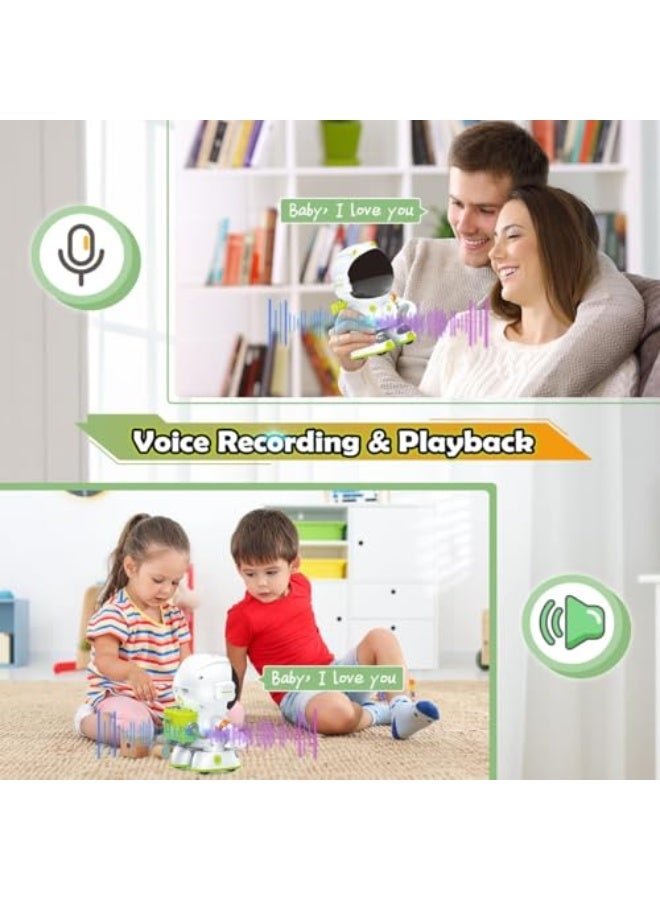 Robots Toys for Kids, Rechargeable Interactive Talking Smart Toy Robot for Boys Girls Age 2 3 4+ with Touch Sense, Voice Control, Record, Dance, Sing, Toddlers Christmas Birthday Gift Toys  - Image 5