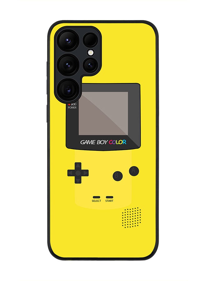 Stylizedd For Samsung Galaxy S25 Ultra 5G Case,Slim fit Camera Protection, Shockproof Thin Phone cover  - Gameboy Color - Yellow - Image 1