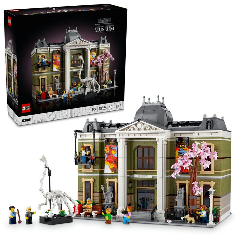 LEGO Icons Natural History Museum Model Set for Adults 10326 (Age 18+, 4014 Pieces) - Image 1