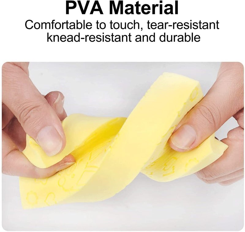 Aternal Body Bath Sponge Bathing Sponges Back Body Scrubber, Shower Body Cleaning Sponge Soft Foam Puff For Baby Body Scrubbing, Set Of 2 - Image 2