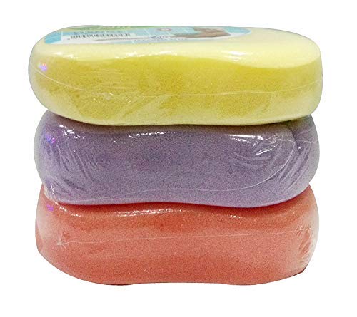 Aternal Body Bath Sponge Bathing Sponges Back Body Scrubber, Shower Body Cleaning Sponge Soft Foam Puff For Baby Body Scrubbing, Set Of 2 - Image 3