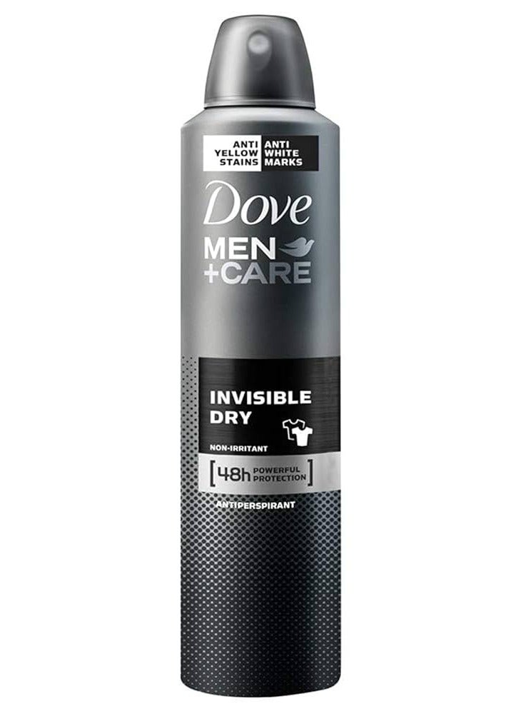 دوف مان+كير بخاخ مزيل عرق إنفيزيبل دراي – 250 مل