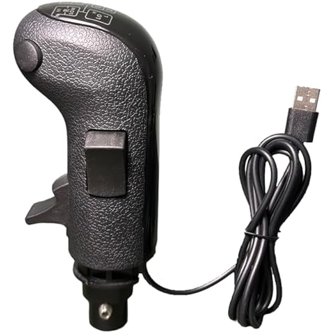 rayihni USB AMERICAN TRUCK SIMULATOR SHIFTER SHIFT KNOB ACCESSORIES FOR ATS ETS2 PC COMPATIBLE WITH LOGITECH G27 G29 G920 G25 THRUSTMASTER TH8A FANATEC SQ MOZA PXN A7 - Image 1
