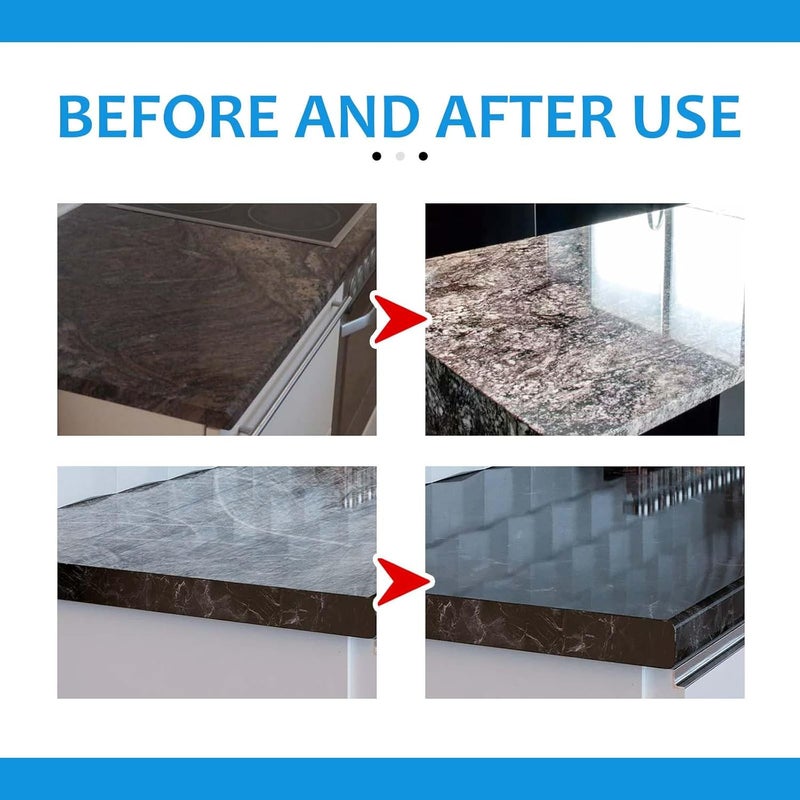 klarako Stone Stain Remover Cleaner, Stone Crystal Plating Agent, Marble Cleaner Stain Remover, Stone Crystal Plating Brighten Luster Agent Clean - Image 5