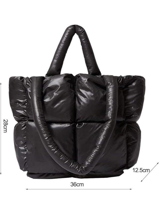 YFGBCX Puffer Tote Bag for Women - Image 5