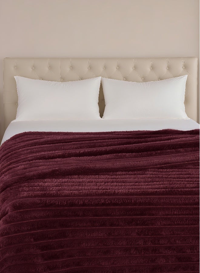 ايست من نون بطانية جاكار مضلعة ثلاثية الأبعاد ناعمة ودافئة مريح، رقيق - Image 1