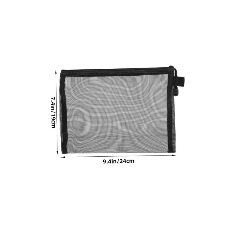 15pcs Mesh Cosmetic Organizer Bags Zipper Pouch Set for Travel Makeup Toiletries - Image 3