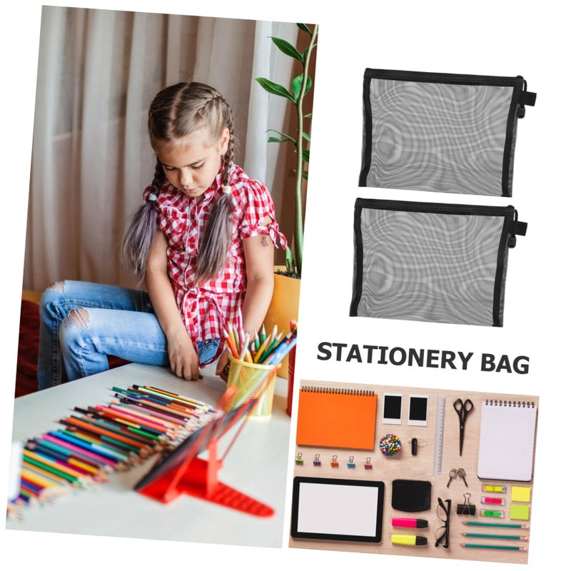 15pcs Mesh Cosmetic Organizer Bags Zipper Pouch Set for Travel Makeup Toiletries - Image 4