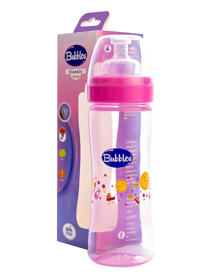 Bubbles - Classic Feeding Bottle 270 ml - Assorted - Image 1