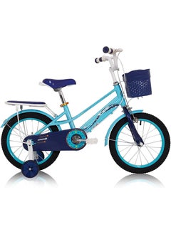 Vego Vego Starlette Girl's 16 Inch Bicycle with Training Wheels Blue  - Image 2