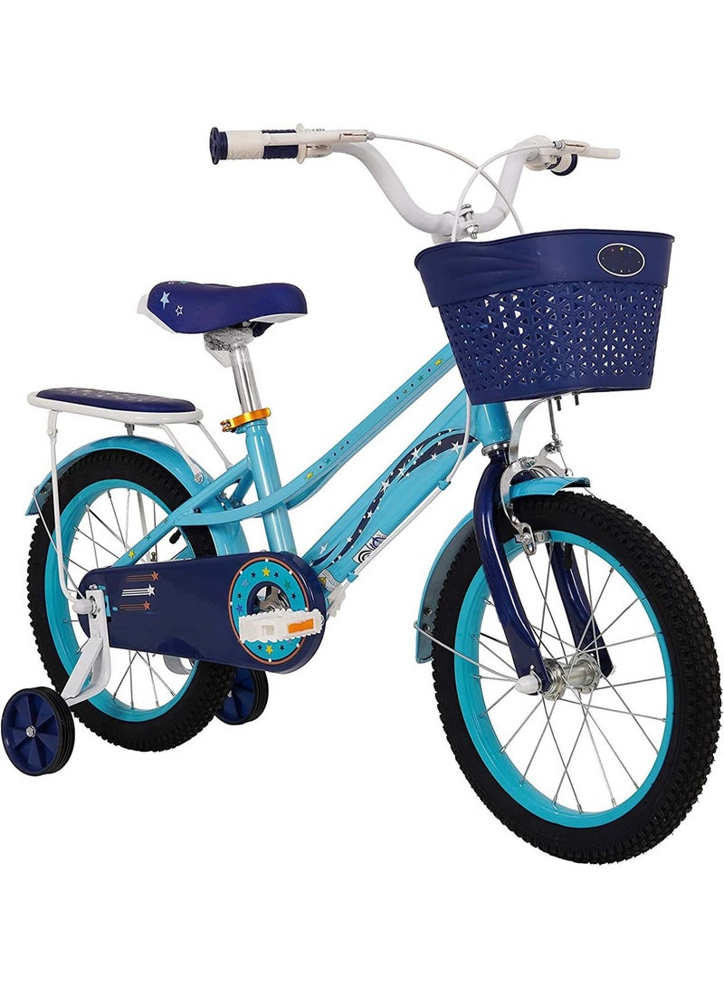 Vego Vego Starlette Girl's 16 Inch Bicycle with Training Wheels Blue  - Image 1