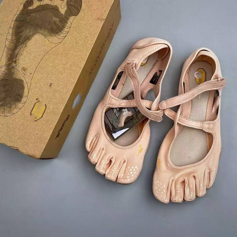 أحذية V-Soul Fivefingers حافية القدمين لليوغا والرقص والبيلاتس - مقاس 35 - Image 5
