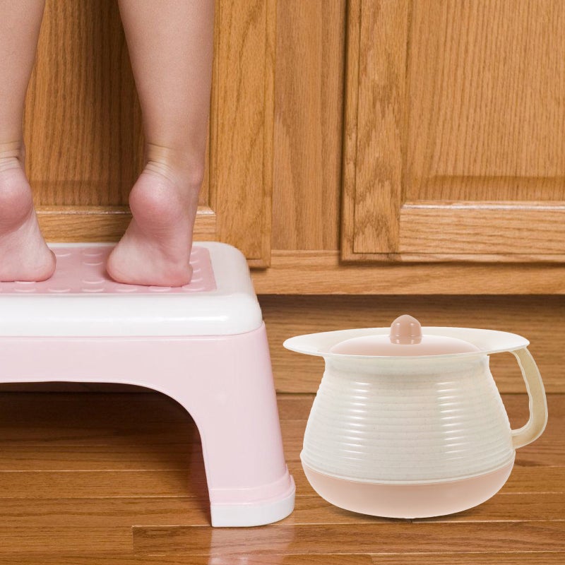 🍳 مرحاض بيسبول محمول قابل لإعادة الاستخدام مع غطاء لسهولة التنظيف مناسب للاستخدام المنزلي - Image 3