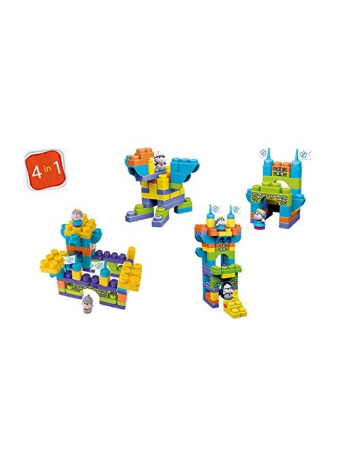 Chicco Toy Building Blocks Set Castle - 70 Pieces, Multi Color - Image 2