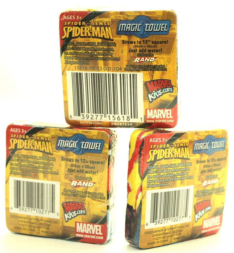 Marvel Spider-Man ""Thwip!"" Magic Towel Set Of 3 - Image 2