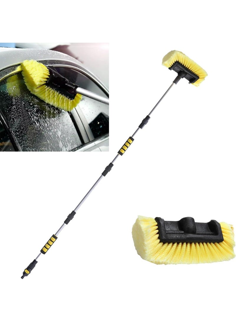 فرشاة غسيل السيارات بمقبض ألومنيوم قابل للتمديد - Image 1