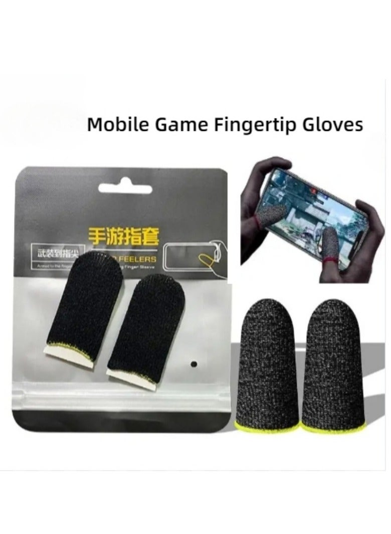 Pair Of 3 PUBG Finger Sleeves For Mobile  - Image 1