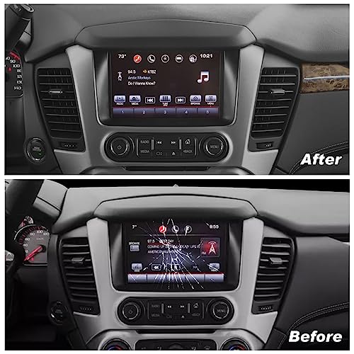 Dngbymx 8" Touch Screen Digitizer LCD Monitor Radio Navigation Compatible with Chevy Silverado Suburban Tahoe Colorado GMC Canyon Sierra Yukon 2015 2016 2017 2018 Radio Navigation Replace # DJ080PA-01A - Image 3