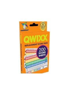 Gamewright Gamewright Qwixx, Replacement Score Cards Action Game Multi-colored 1 Pack  - Image 1
