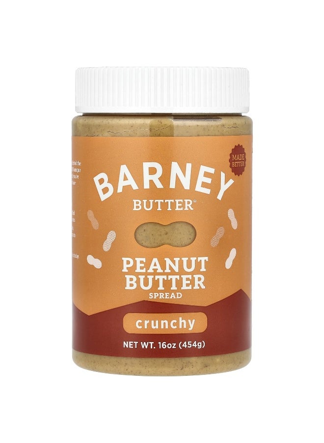 Barney Butter Barney Butter, Peanut Butter Spread, Crunchy, 16 oz (454 g)  - Image 1