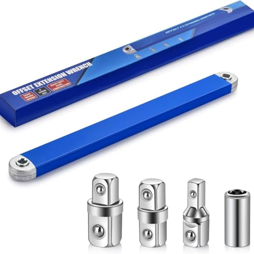 BK10 IMPORT & EXPORT Socket Wrench Set | Offset Extension Wrench Universal Fit Small Space 15" Socket Tool | Multi-Purpose | Universal for Small Place - Image 1