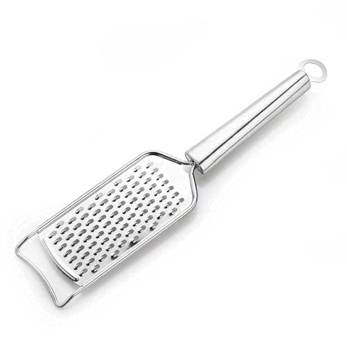 Stewit® Carrot Greater, Stainless Steel Vegetable Slicer, Carrot Grater, Cheese Grater, Ginger Grater, Coconut Grater Chocolate Grater, Garlic Grater Slicer Cutter for Kitchen (Silver) - Image 1