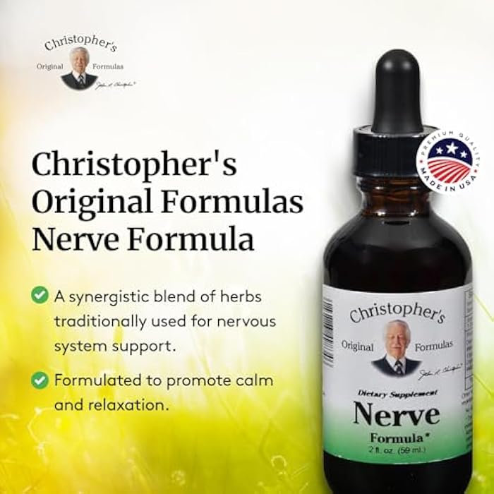 Christopher's Original Formulas Nerve Formula, Natural Herbal Supplement, 2 oz - Image 4