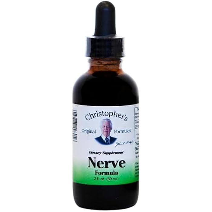 Christopher's Original Formulas Nerve Formula, Natural Herbal Supplement, 2 oz - Image 1