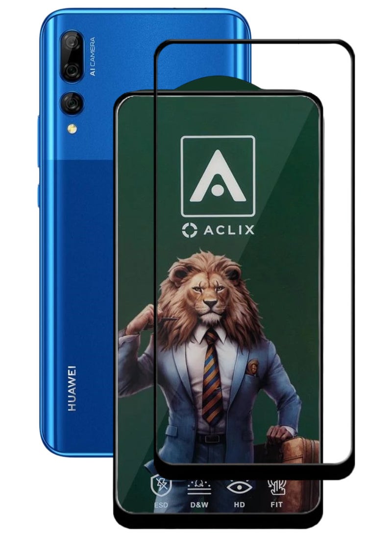 ACLIX Antistatic ESD Dustproof Premium Quality High Definition Tempered Glass Screen Protector Designed For Huawei Y9 Prime (2019) - Image 1