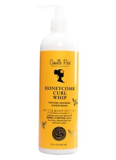 Camille Rose Camille Rose Honeycomb Curl Whip Texture-Defining Supercream to Hold, Defrizz, Nourish, Shine, and Promote Hair Regrowth | With Honey and Nettle Root 355ML  - Image 1
