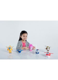 SUPER WINGS Transforming Astra Toy Figure ; Spaceship ; Bot ; 5” Scale  - Image 5