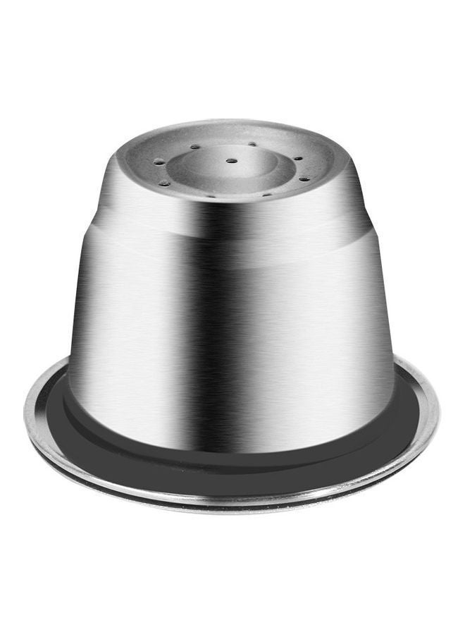 NIBEMINENT Coffee Capsules Stainless Steel Maker Pod Filters Cup 0.13oz Capacity for Nespresso U CitiZ Pixie Le Cube Maestria Lattissima Inissia Concept Essenza Machine Silver 10.5*5.5*5.5cm - Image 3